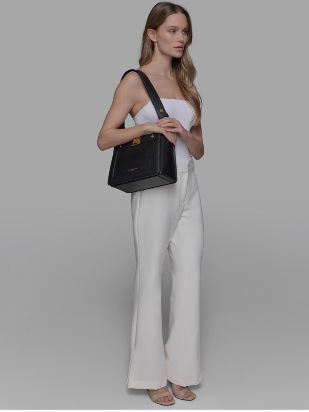 Karl Lagerfeld Ivette Bag Tote Leather - Picture 10 of 10